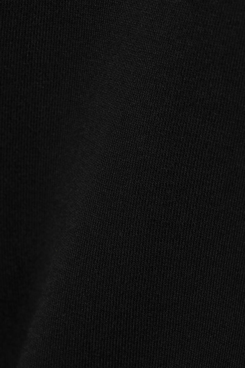 relaxed heavy half zip sweater - Black | Weekday EU