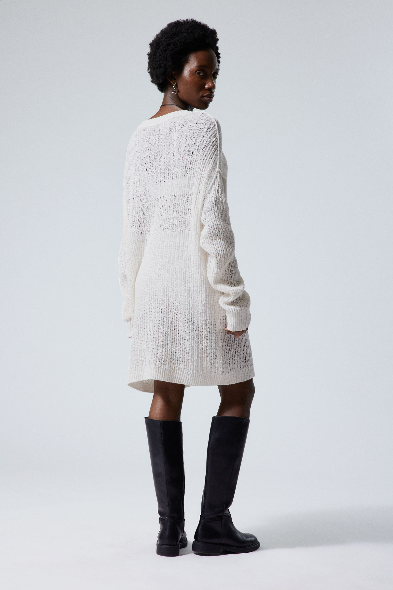 #F0EEED - Dilaria Oversized Sweater - 2