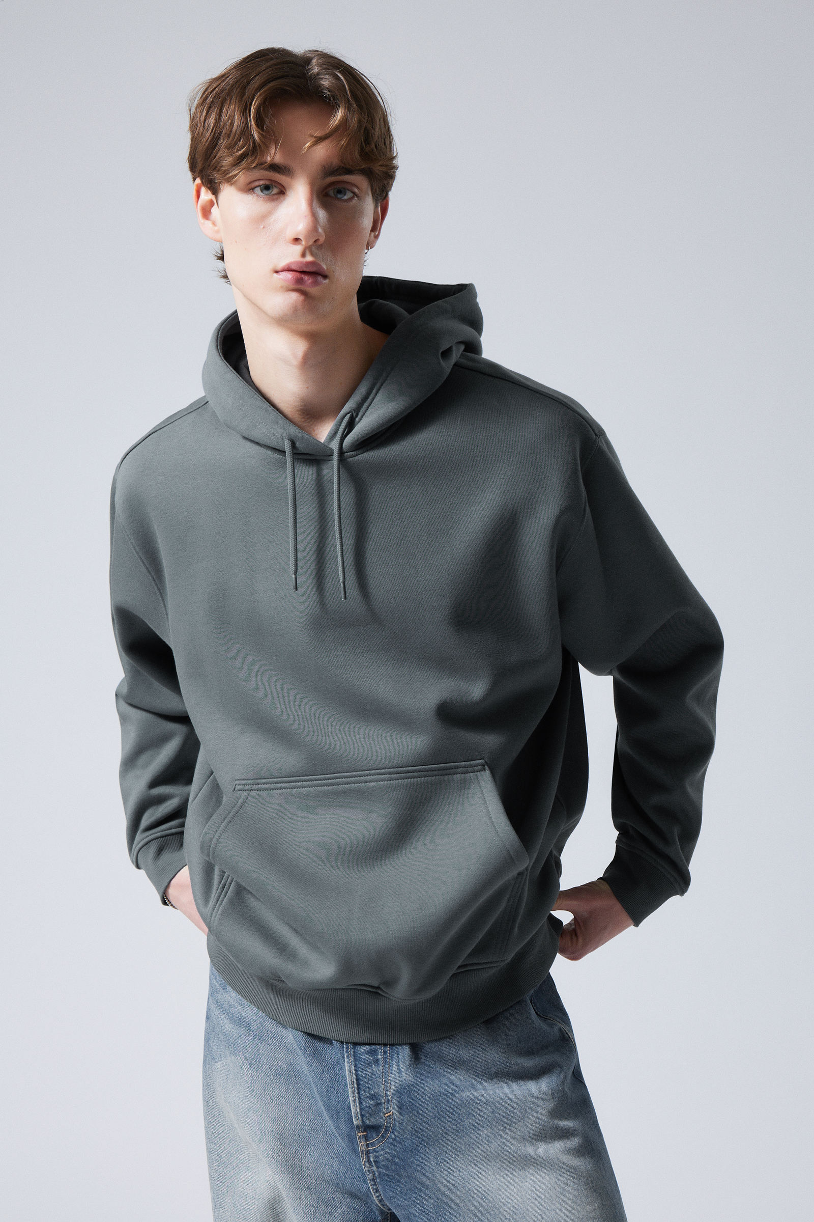#4A535B - Relaxed Heavy Hoodie - 1