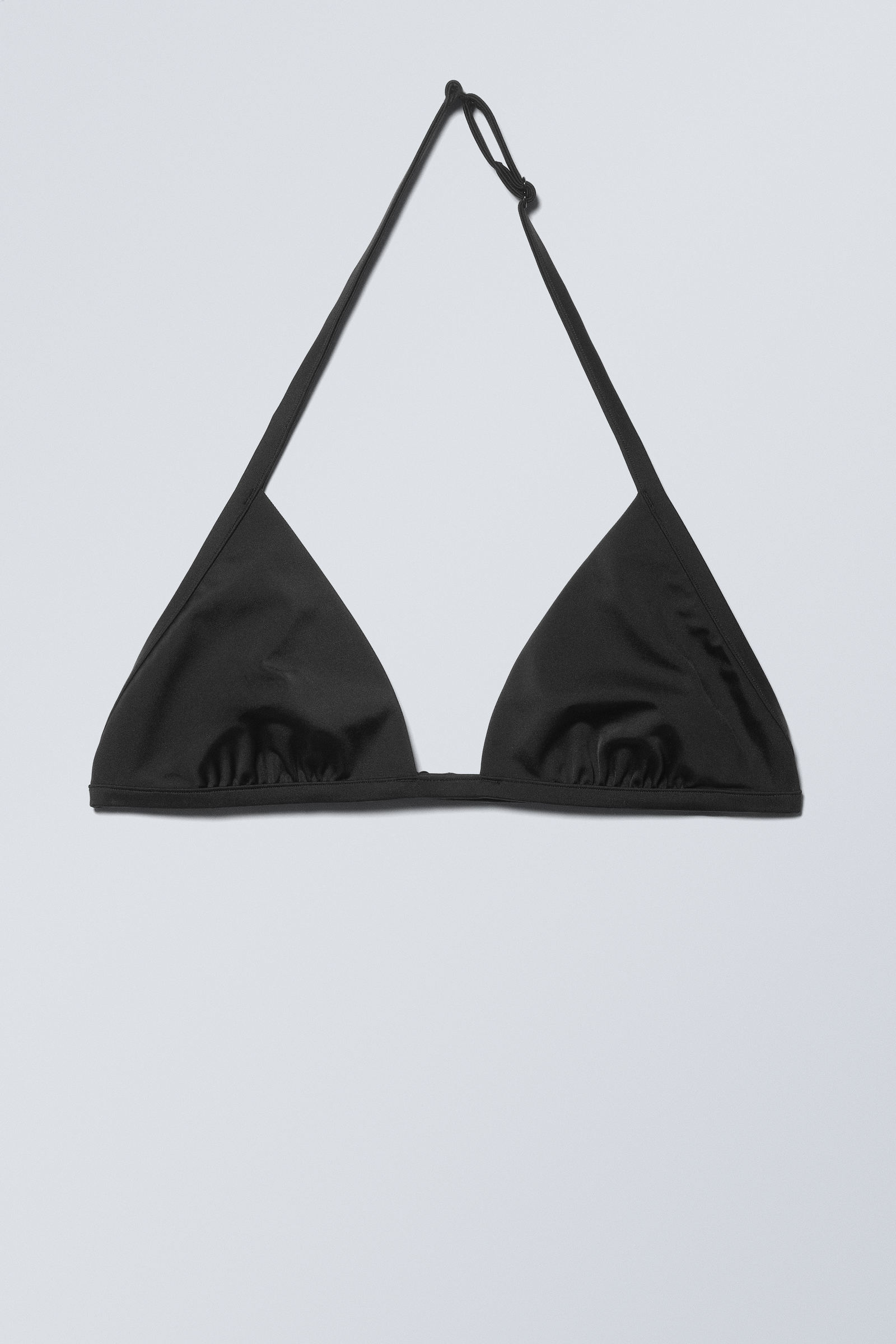 Halter Scoop Neck Triangle Bikini Top