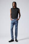 90s Blue - Mellanblå - Sunday Slim Tapered Leg Jeans - 0