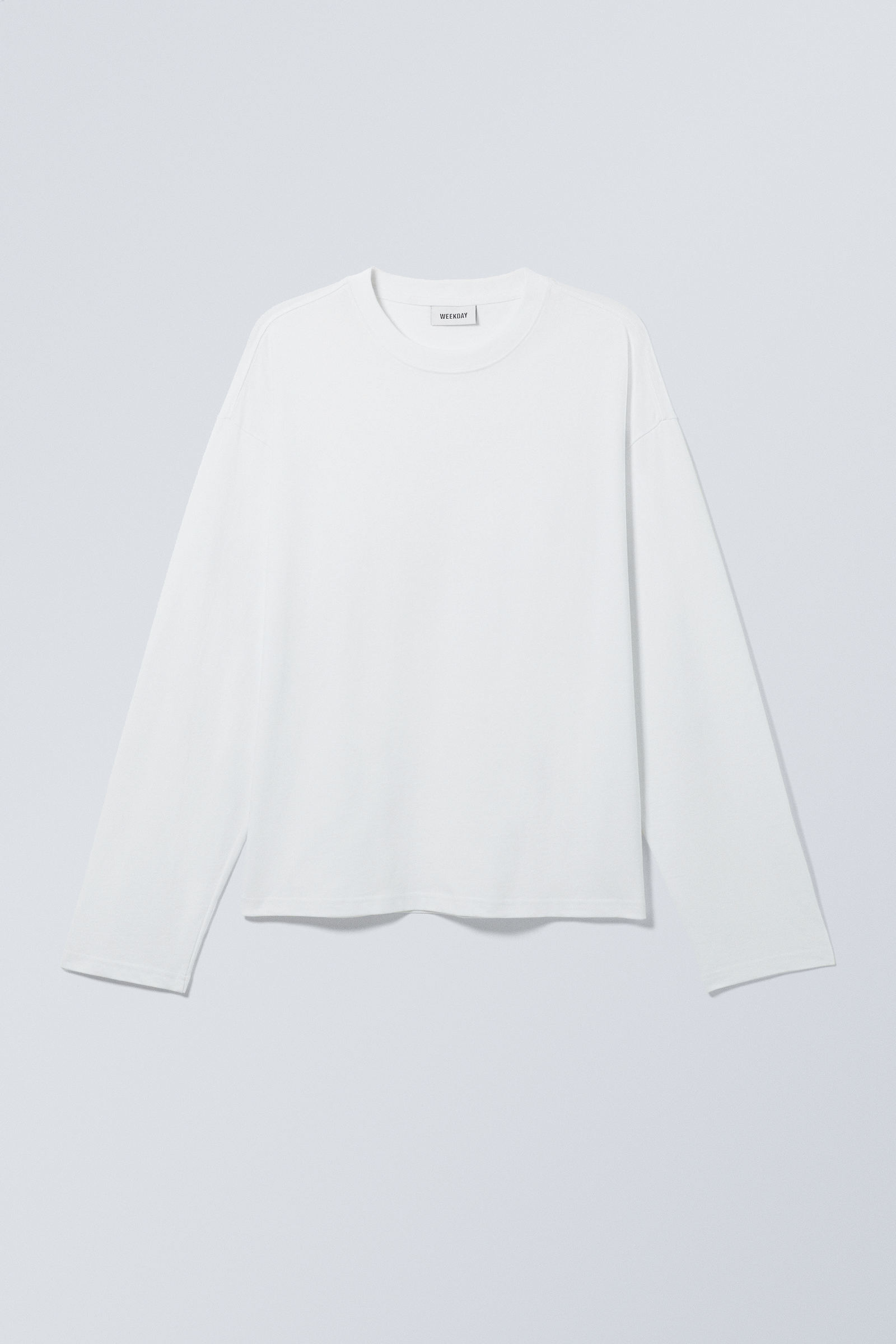 White - Great Boxy Long Sleeve T-shirt - 1