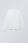 White - Great Boxy Long Sleeve T-shirt - 1