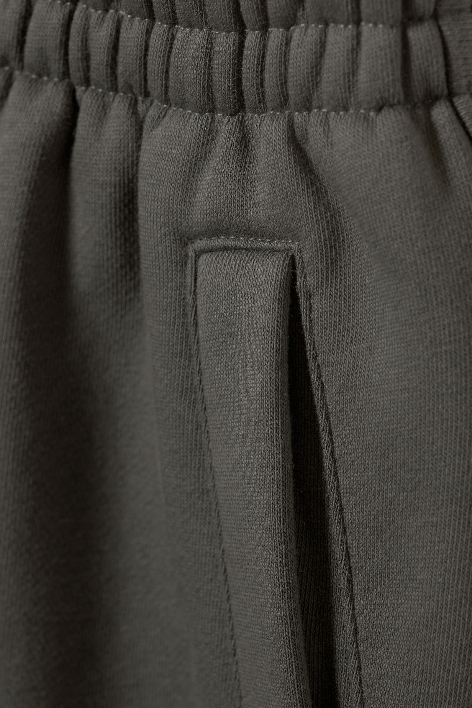 relaxed heavy sweatpants - Dark Grey