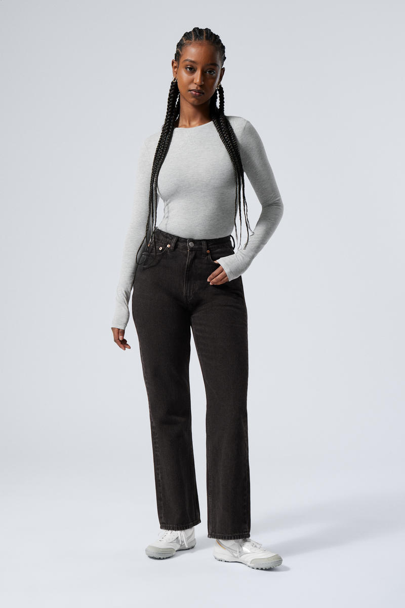 Resolute Curve High Waisted Regular Straight Jeans