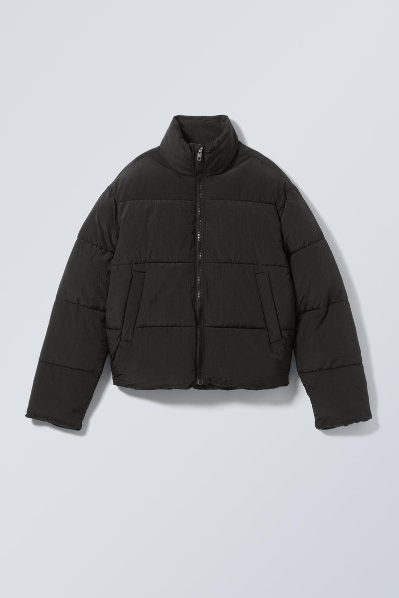 ben ripstop puffer jacket - Black | Weekday EU