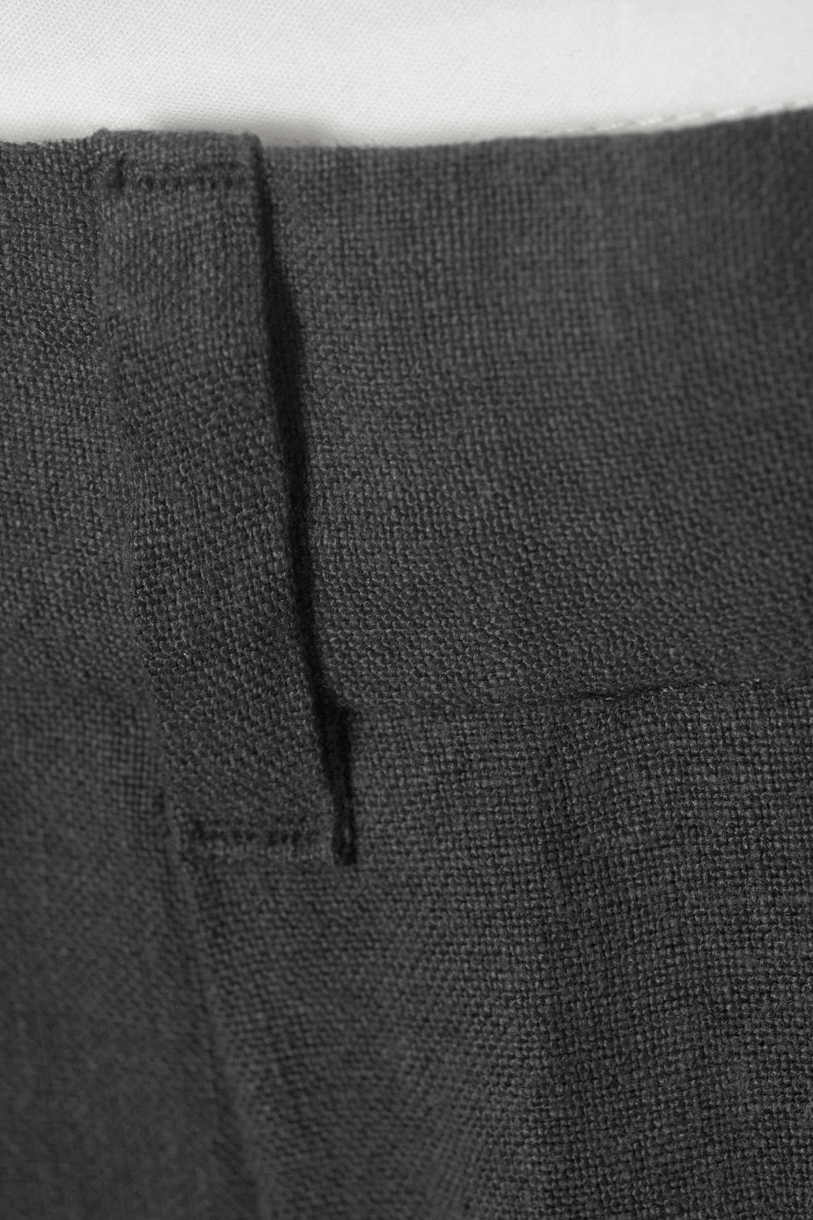 uno loose linen suit trouser - Dark Grey | Weekday EU