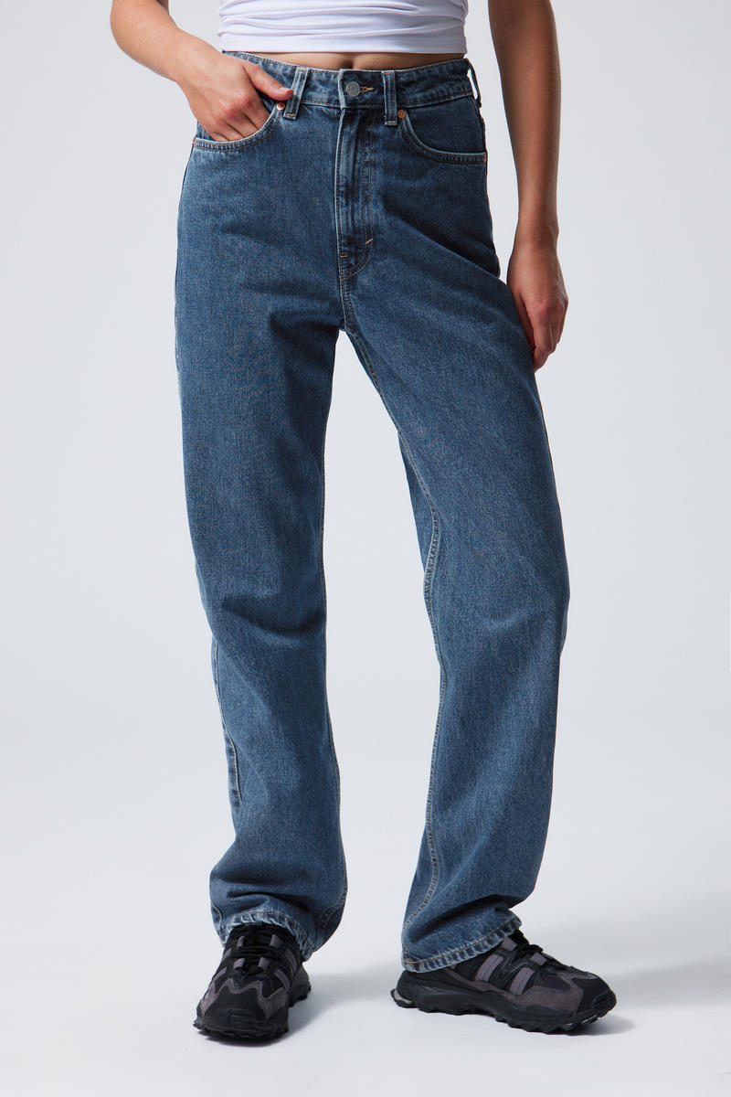 rowe extra high straight jeans - Nobel blue | Weekday GB