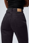 Tuned Black - Black - Resolute Curve High Waisted Regular Straight Jeans - 4