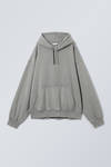 Washed Dusty Grey - Boxy Heavyweight Hoodie - 2