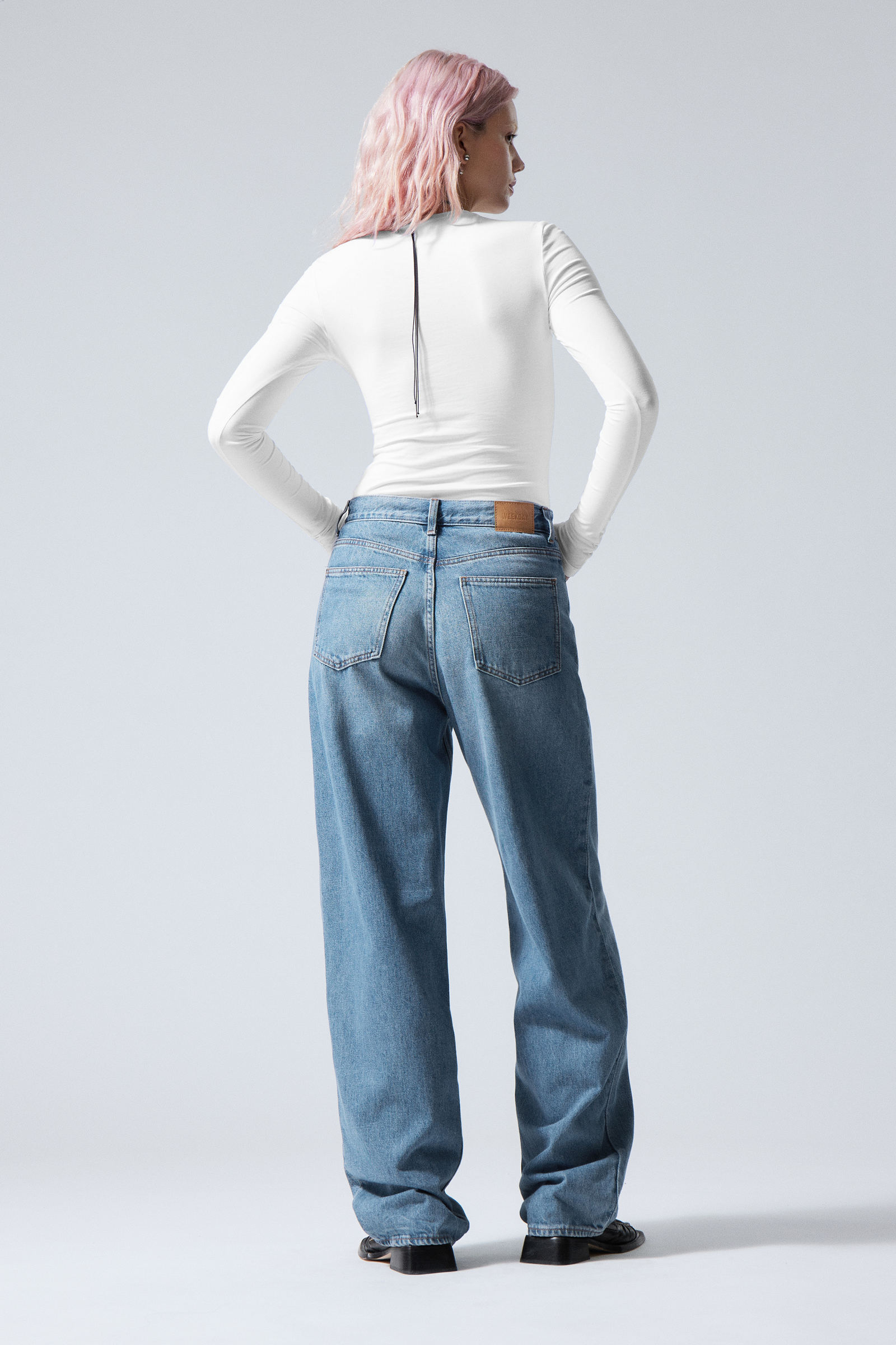 #79829D - Rail Mid Loose Straight Jeans - 2