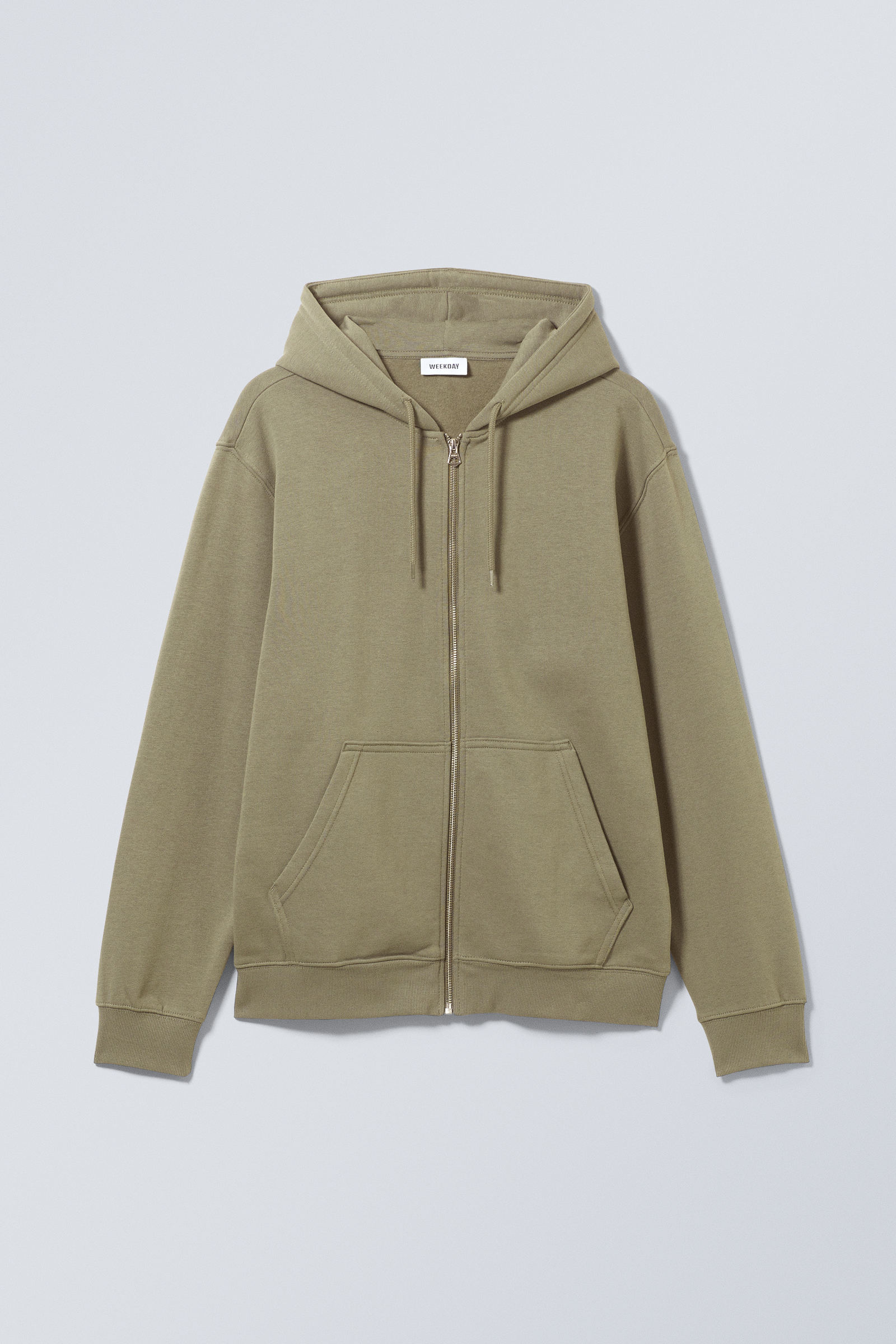 #008000 - Standard Midweight Zip Hoodie - 1