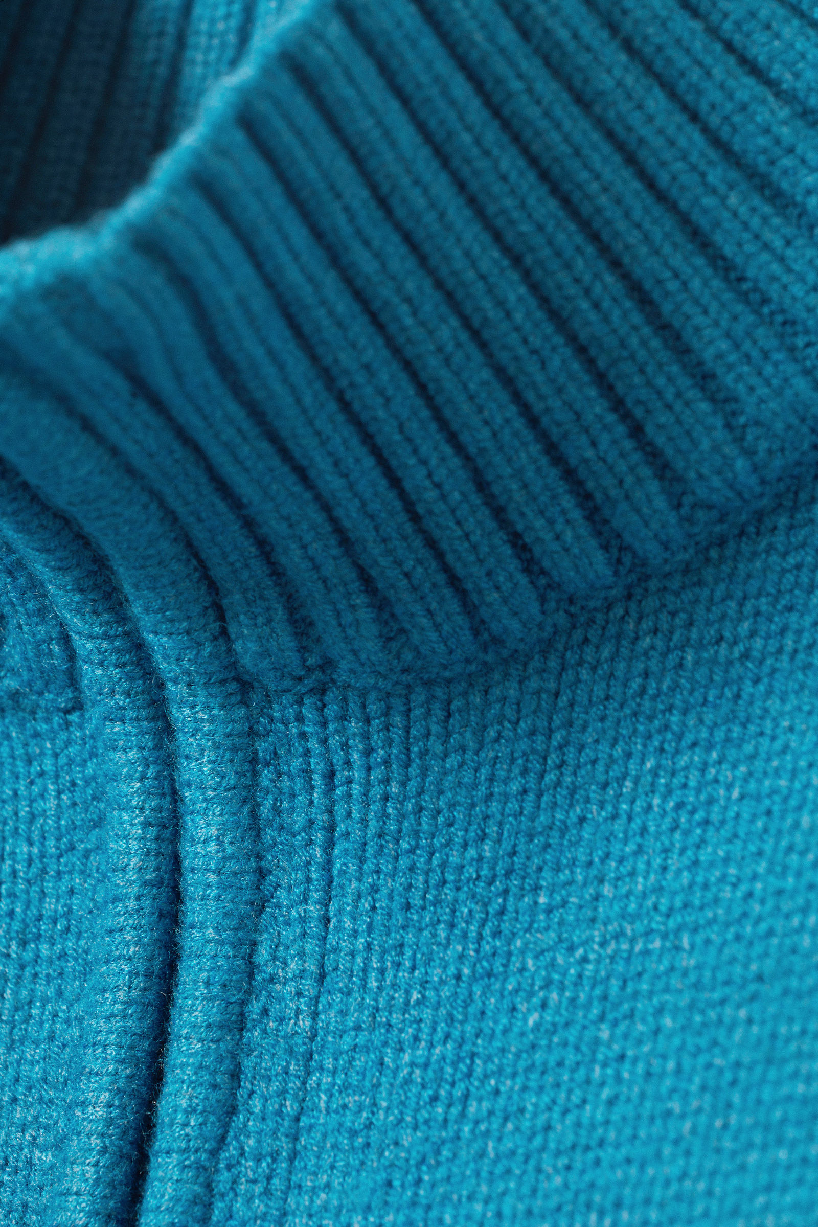 winona zip cardigan - Bright Blue | Weekday DK