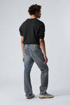 Steel Blue - Medium Blue - Space Relaxed Straight Leg Jeans - 4