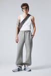 Grey Melange - Simon Scuba Sweatpants - 0