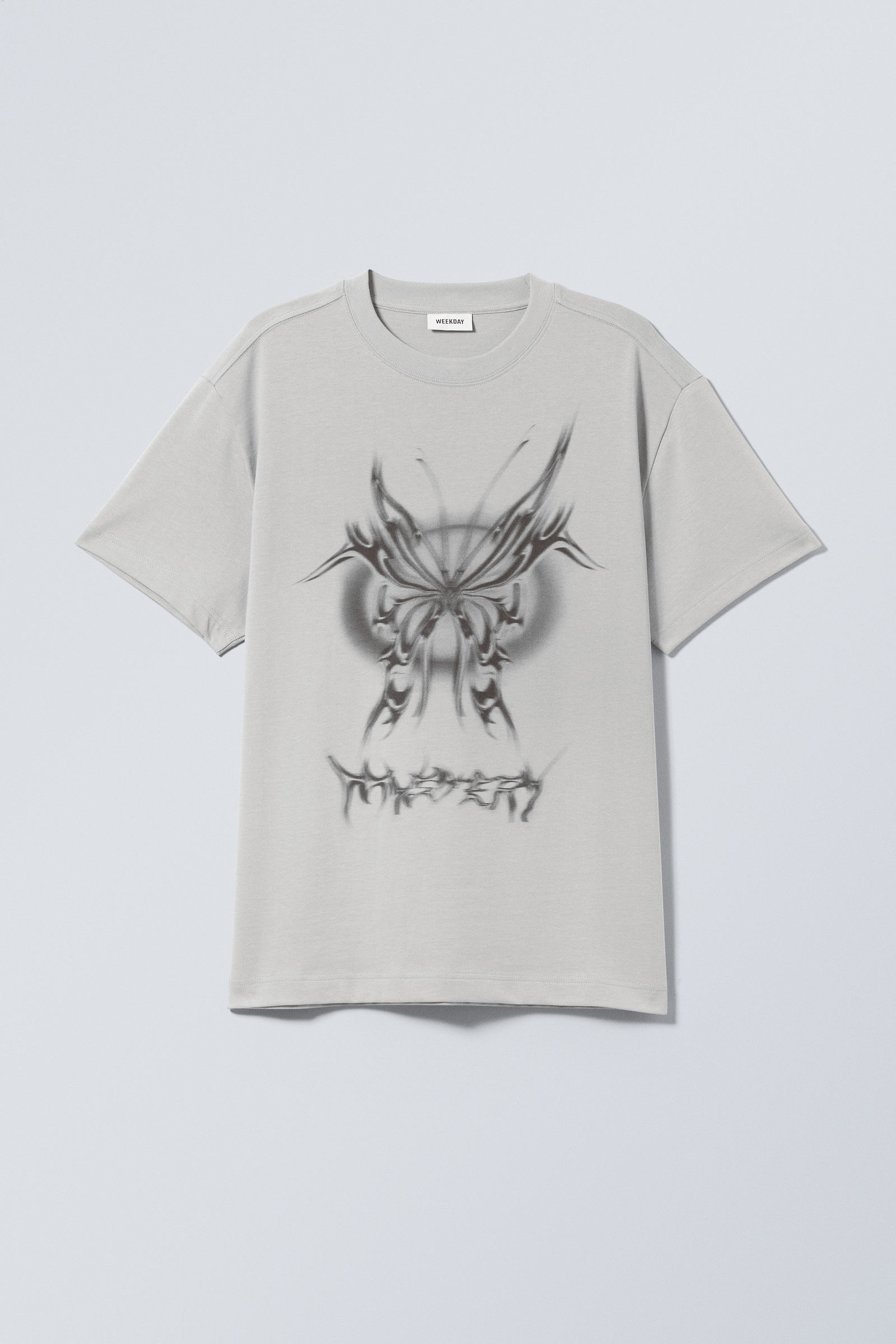 oversized graphic printed t shirt Mystery Butterfly Weekday DK