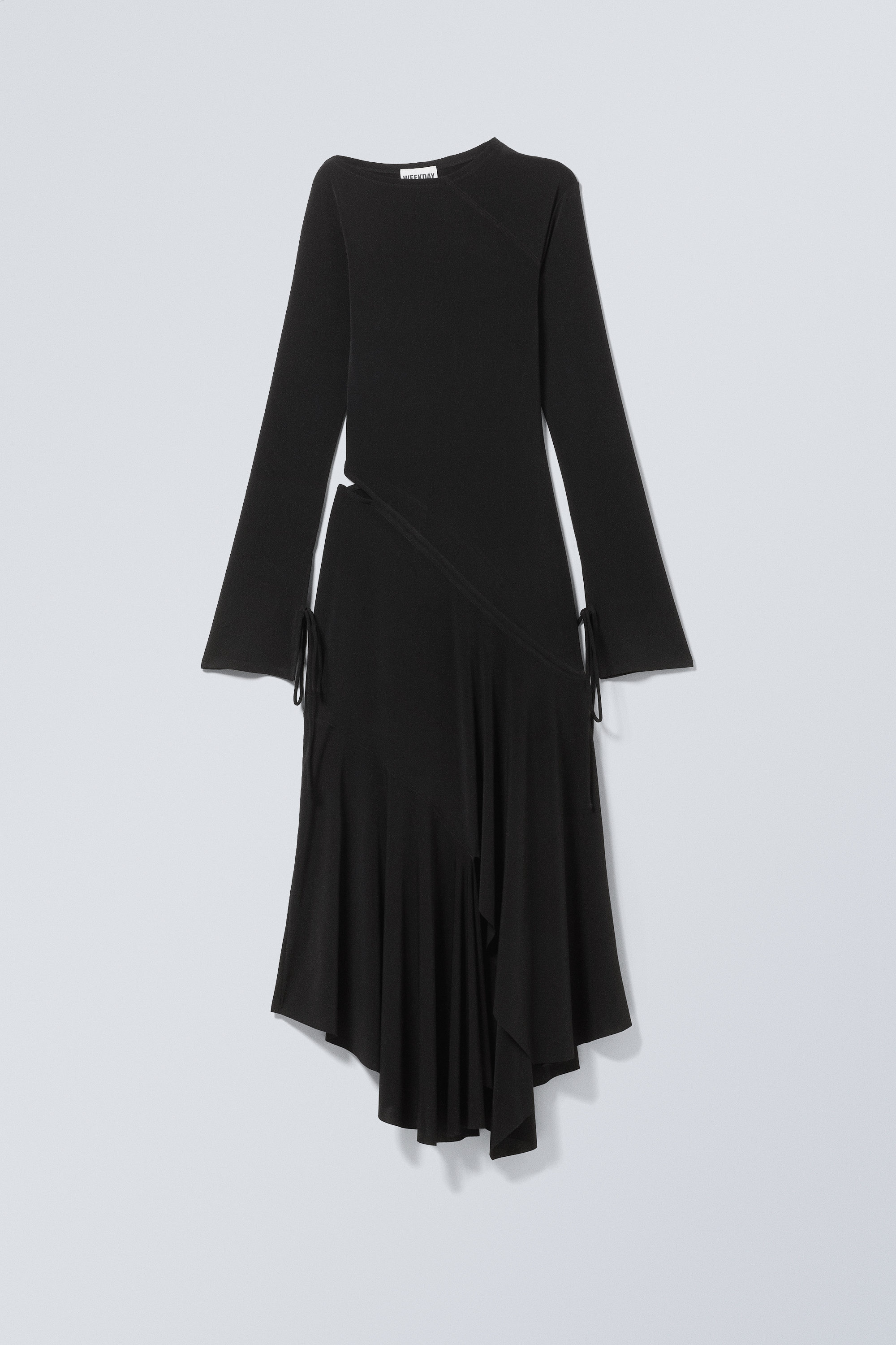 ワンピース Hdxuly Pleats Asymmetry Dress(Black) Olympia Asymmetrical Pleated Maxi Dress | The Latest Scoop