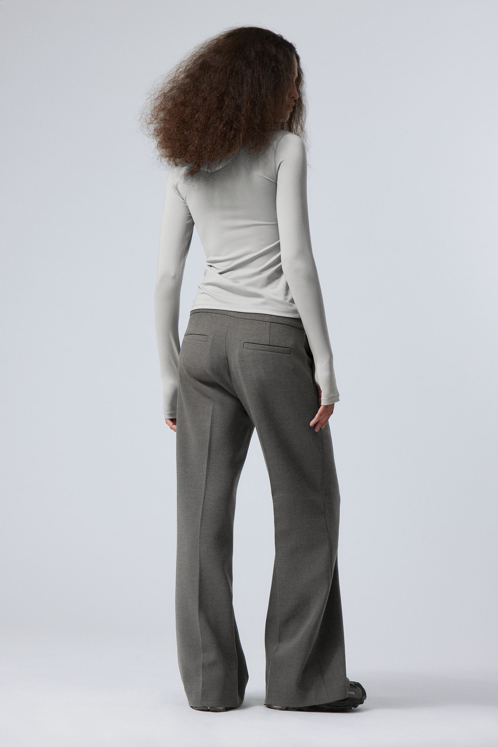#505050 - Cami Flared Tailored Trousers - 2