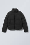 Black - Ben Rib Puffer Jacket - 4