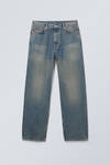 Steel Blue - Galaxy Loose Straight Jeans - 5