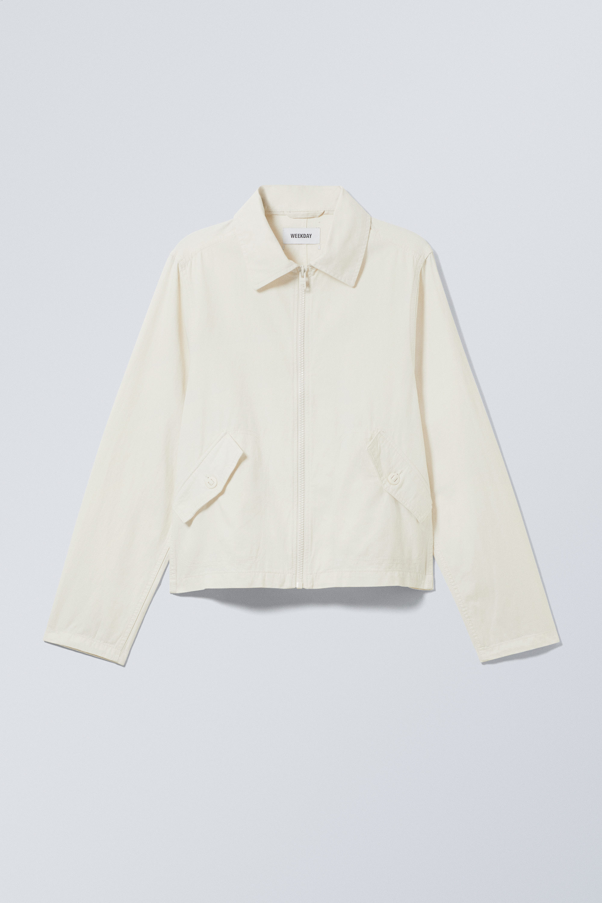 regular linen blend jacket - Off White | Weekday WW