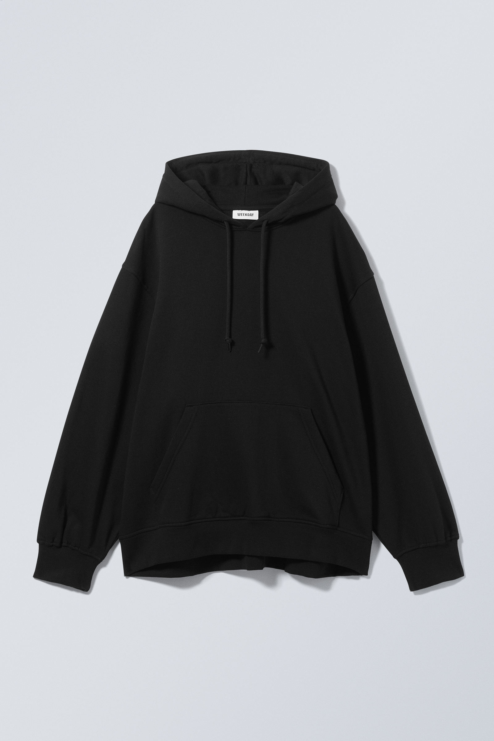 essence relaxed hoodie - Black | Weekday DK