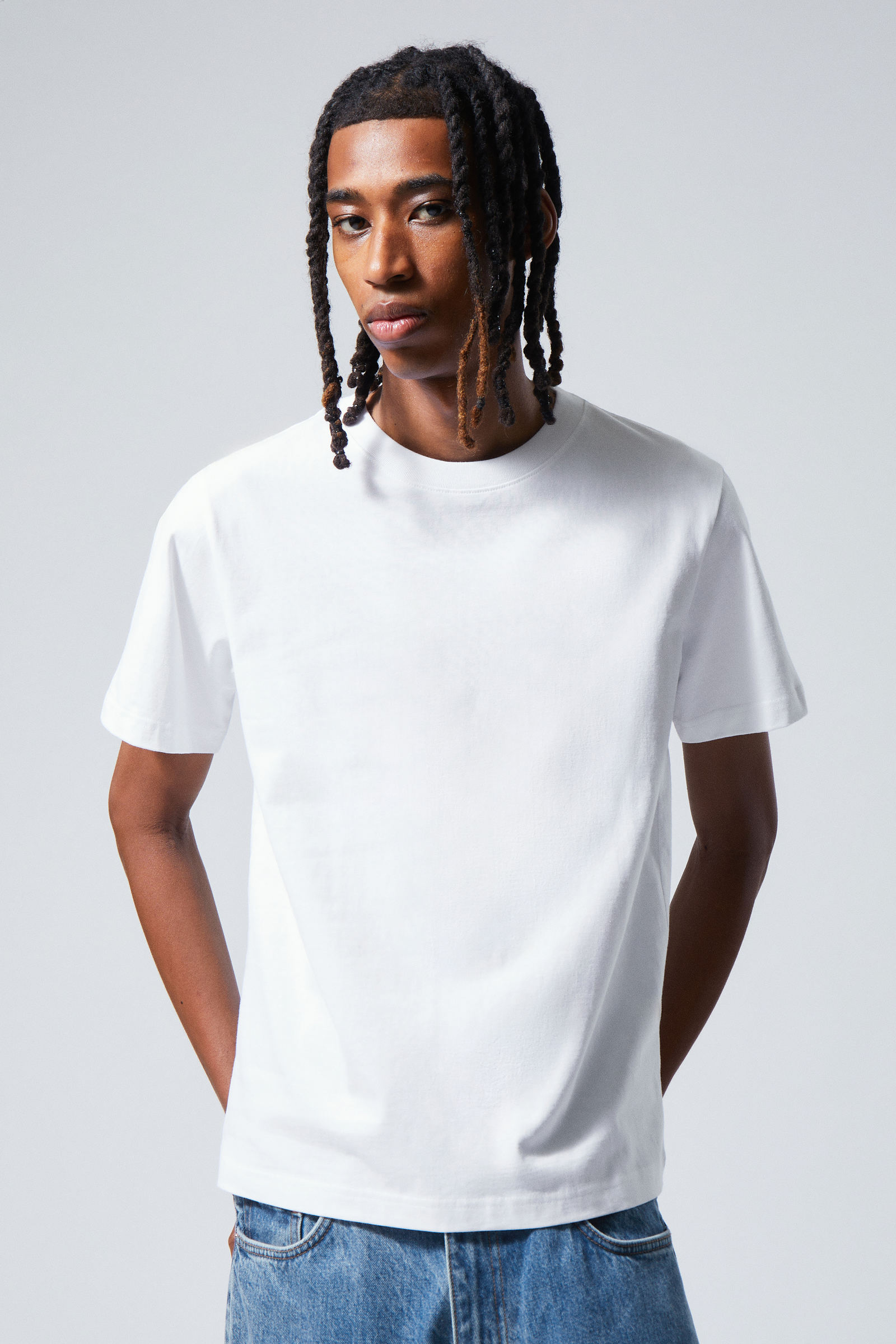 White - Short Boxy Heavyweight T-shirt - 0