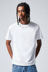 White - Short Boxy Heavyweight T-shirt - 0