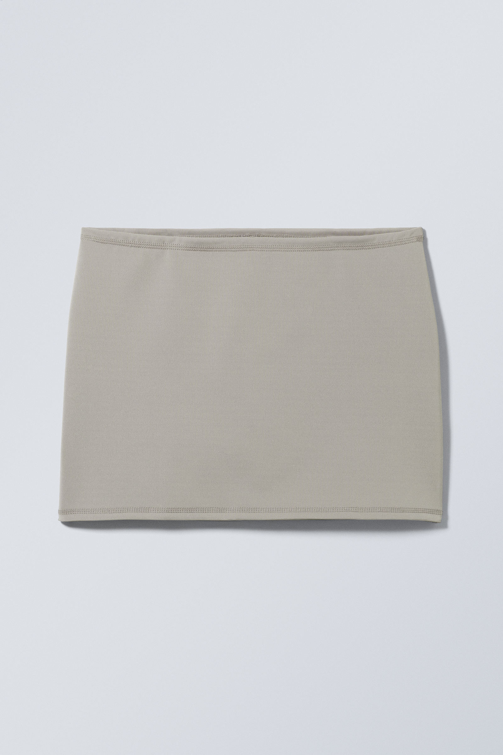 Tailored Mini Skirt - Dk. Grey Mel.