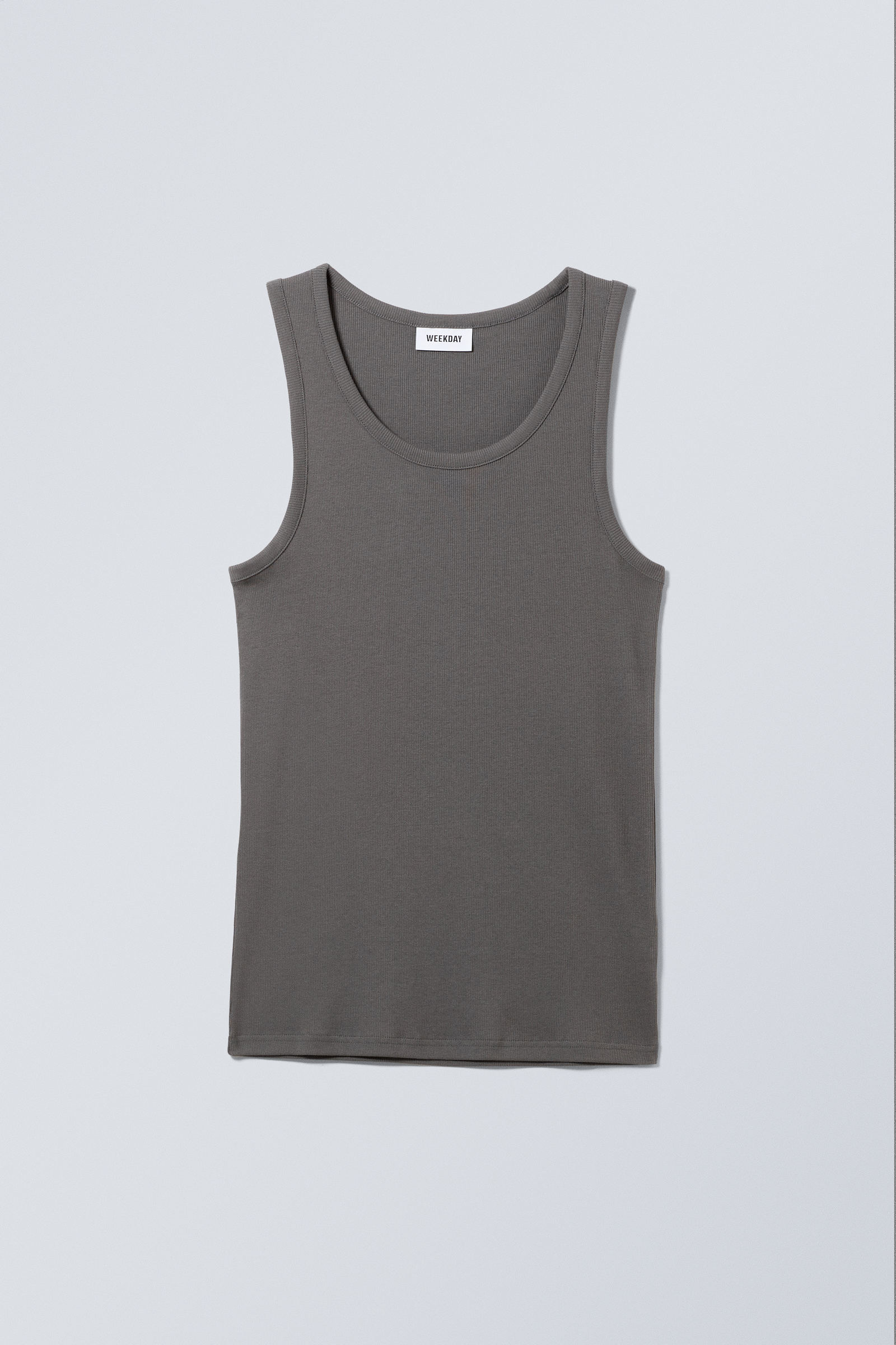 standard tank top - Dark Grey | Weekday GB