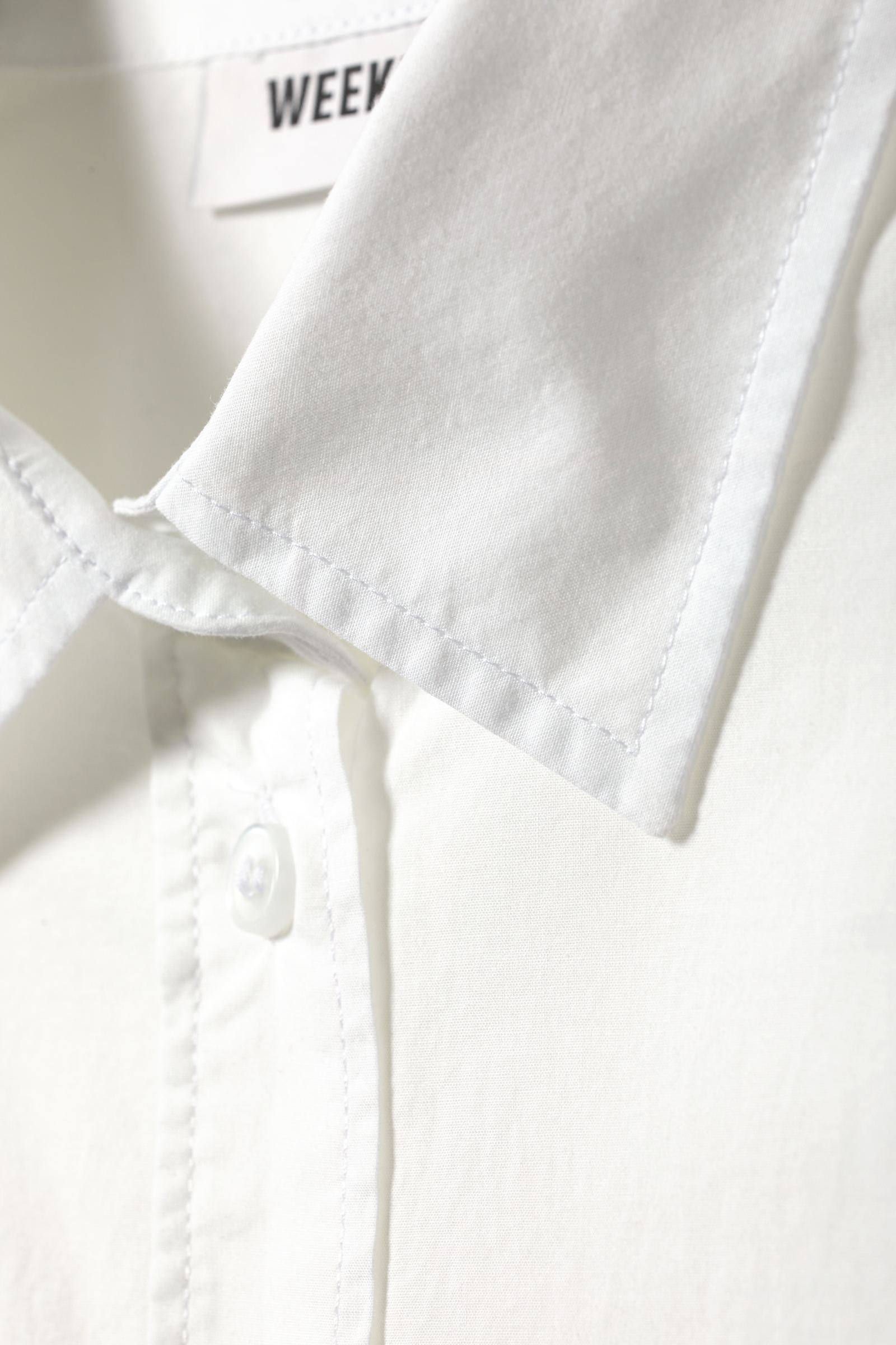 #FFFFFF - Perfect Cotton Poplin Shirt - 2