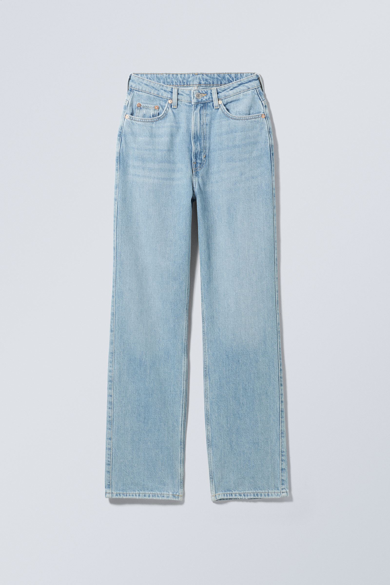 Moise Blue - Rowe Extra High Straight Jeans - 1