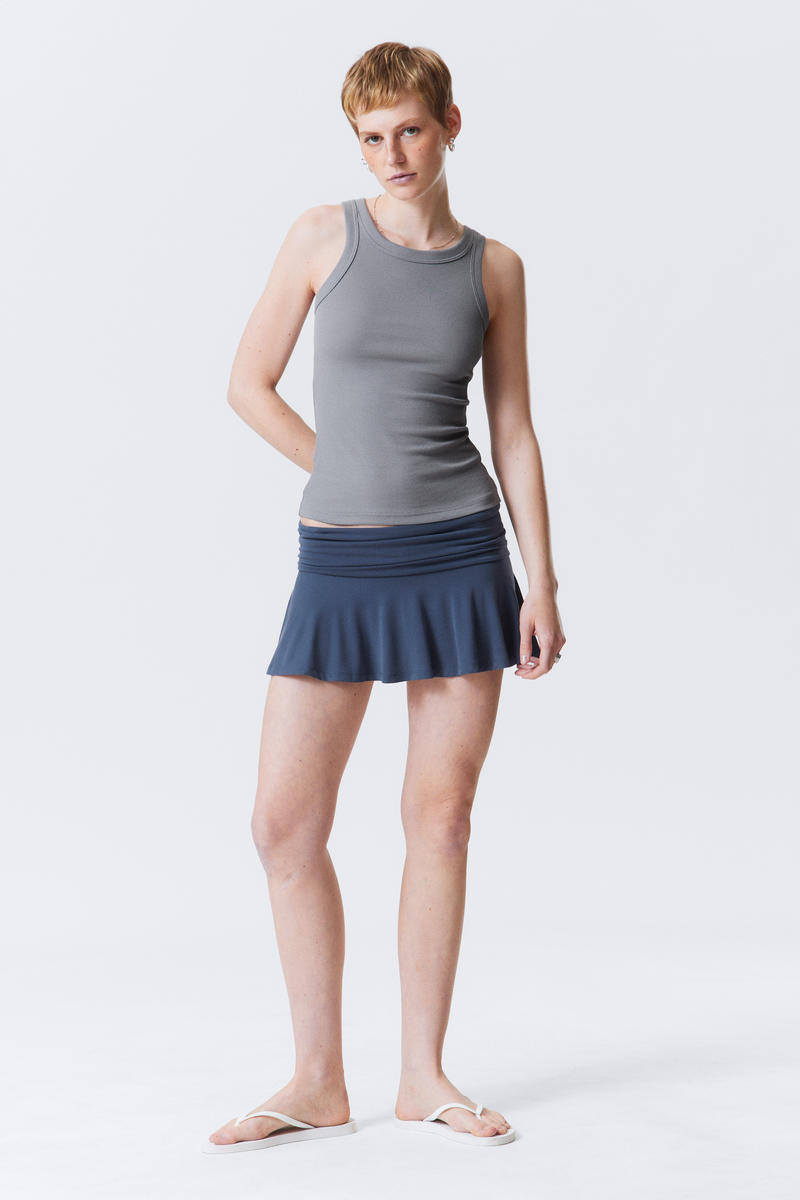 Weekday Flared Mid-rise Mini Skirt