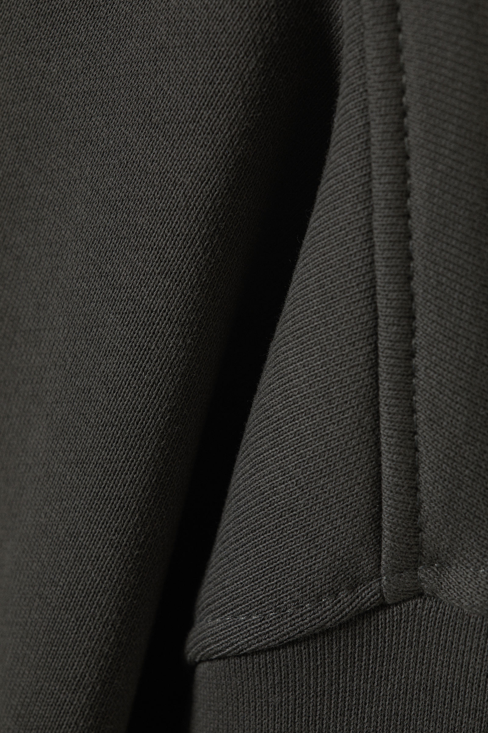 boxy heavyweight terry sweatshirt - Dark Grey | Weekday EU