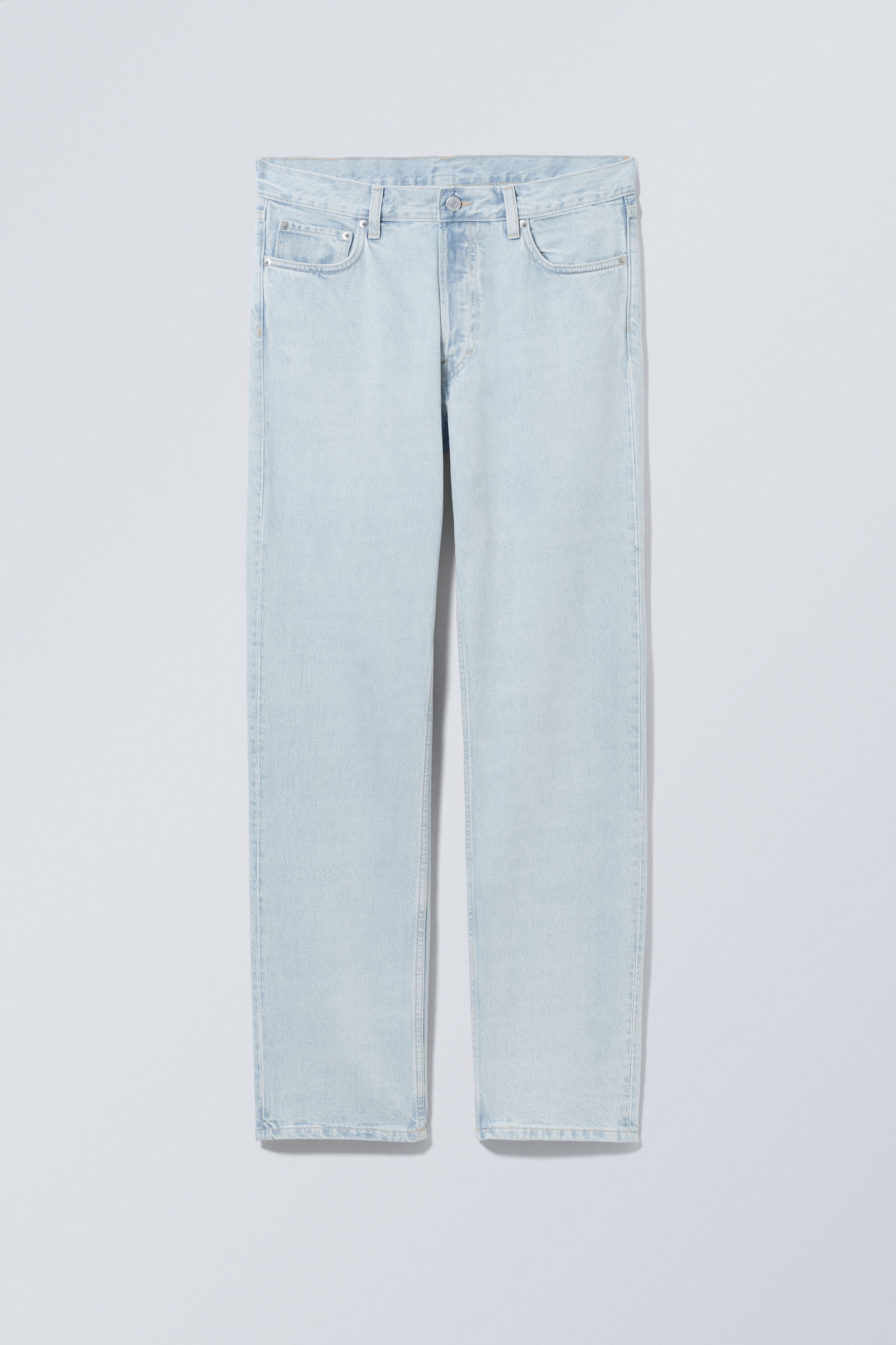 Opulent Blue - Ljusblå - Klean Regular Straight Leg Jeans - 2