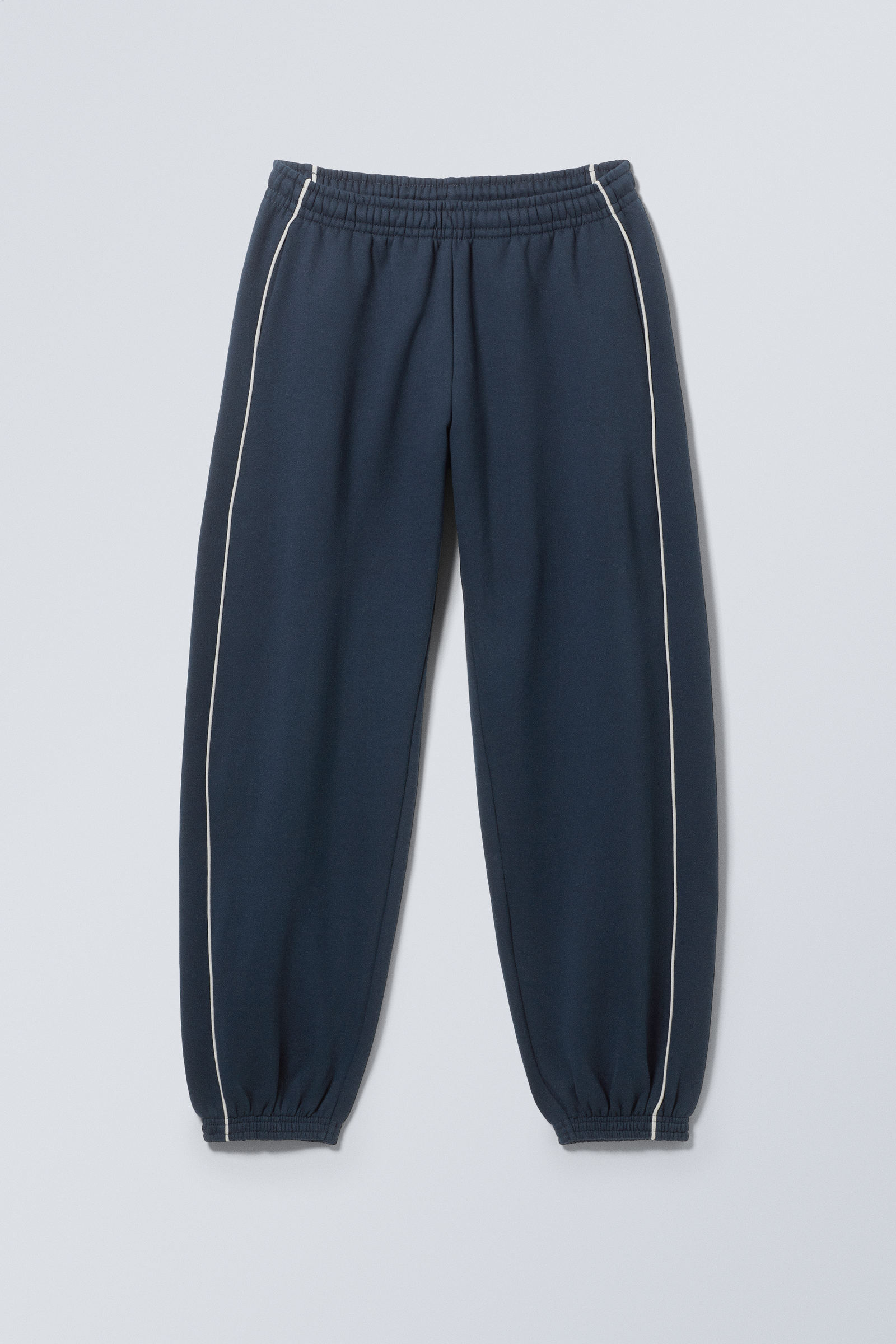 Track Pants with Piping - Dark blue/color-block - Ladies