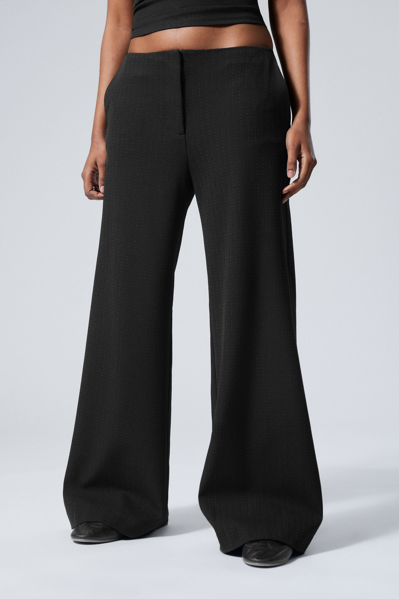 #272628 - Cut-Off Waistband Suiting Trousers - 2