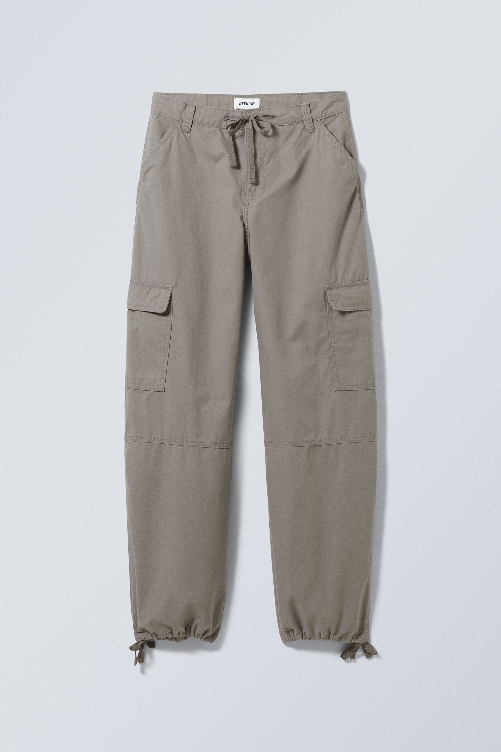 Grey - Getty Cargo Trousers - 0