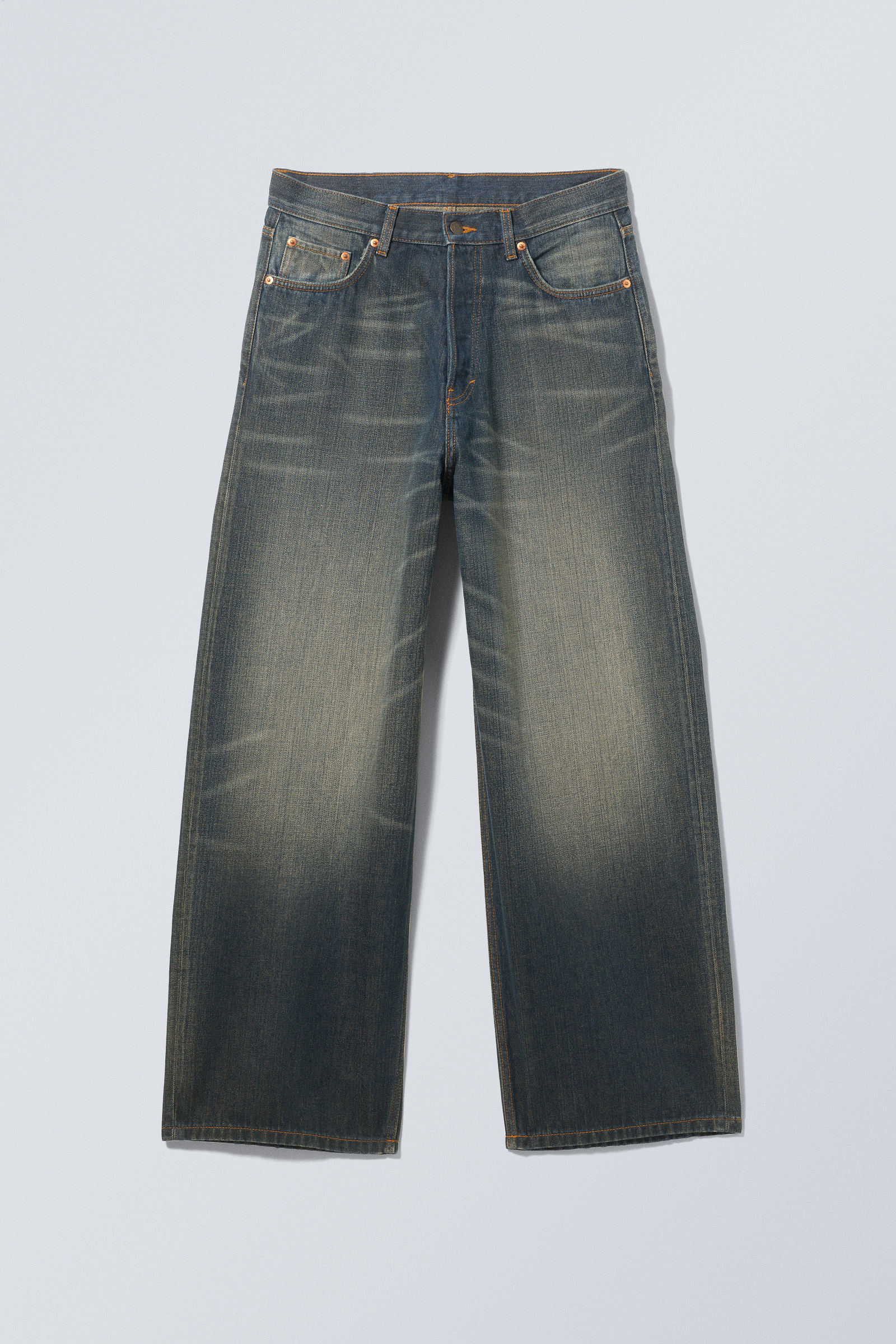 Marsh Blue - Astro Loose Baggy Jeans - 10