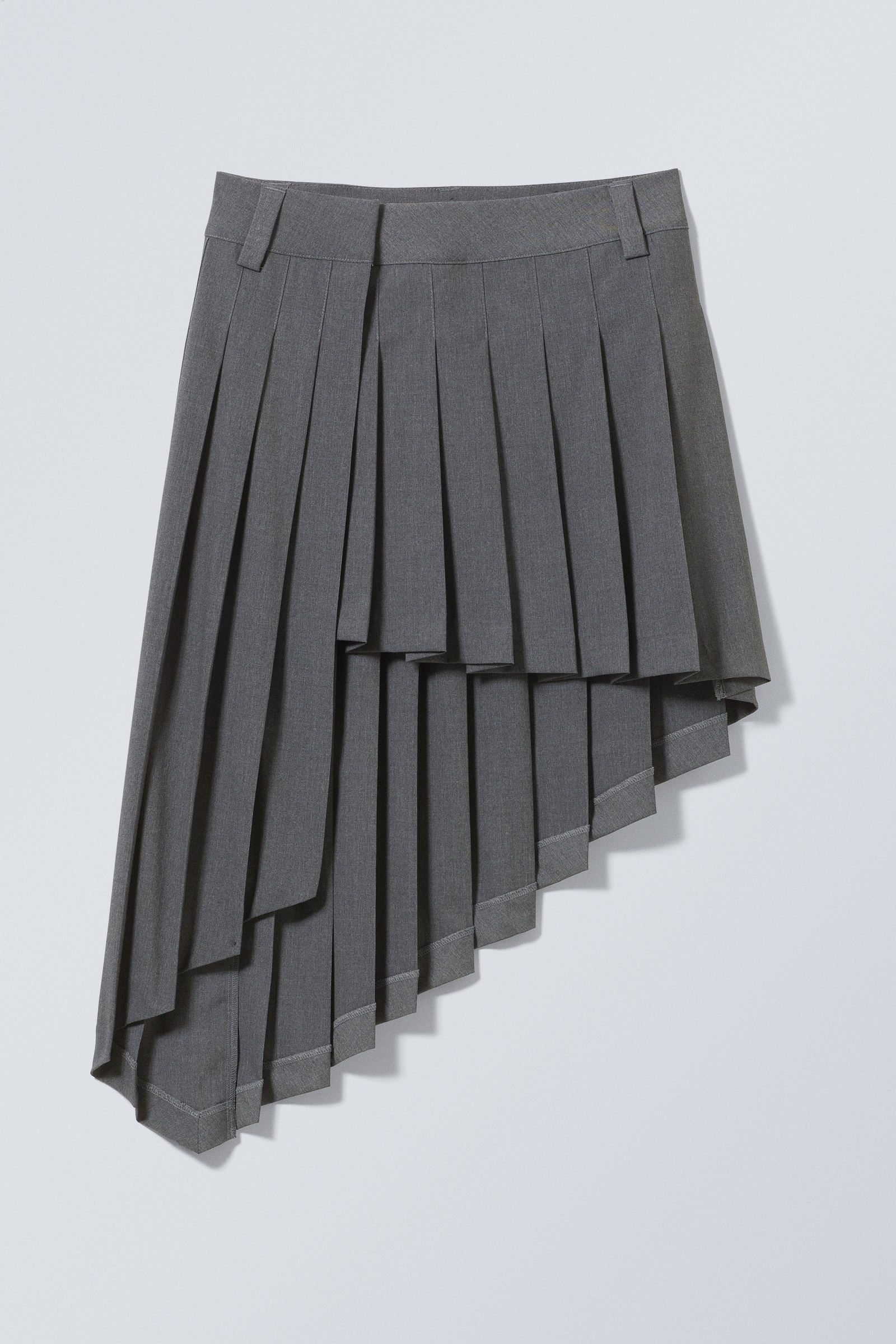 #48474B - Skylar Pleated Midi Skirt - 1
