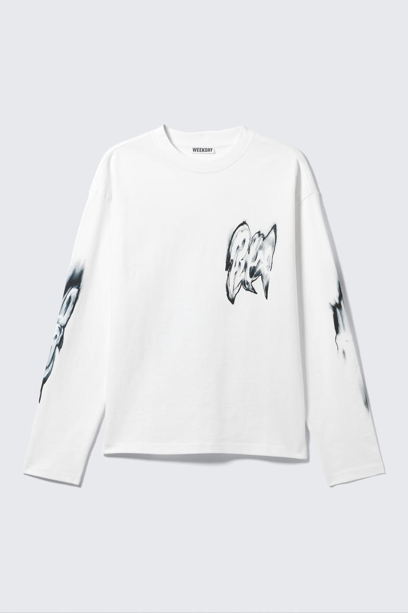 Weekday Great Boxy Graphic Long Sleeve T-shirt