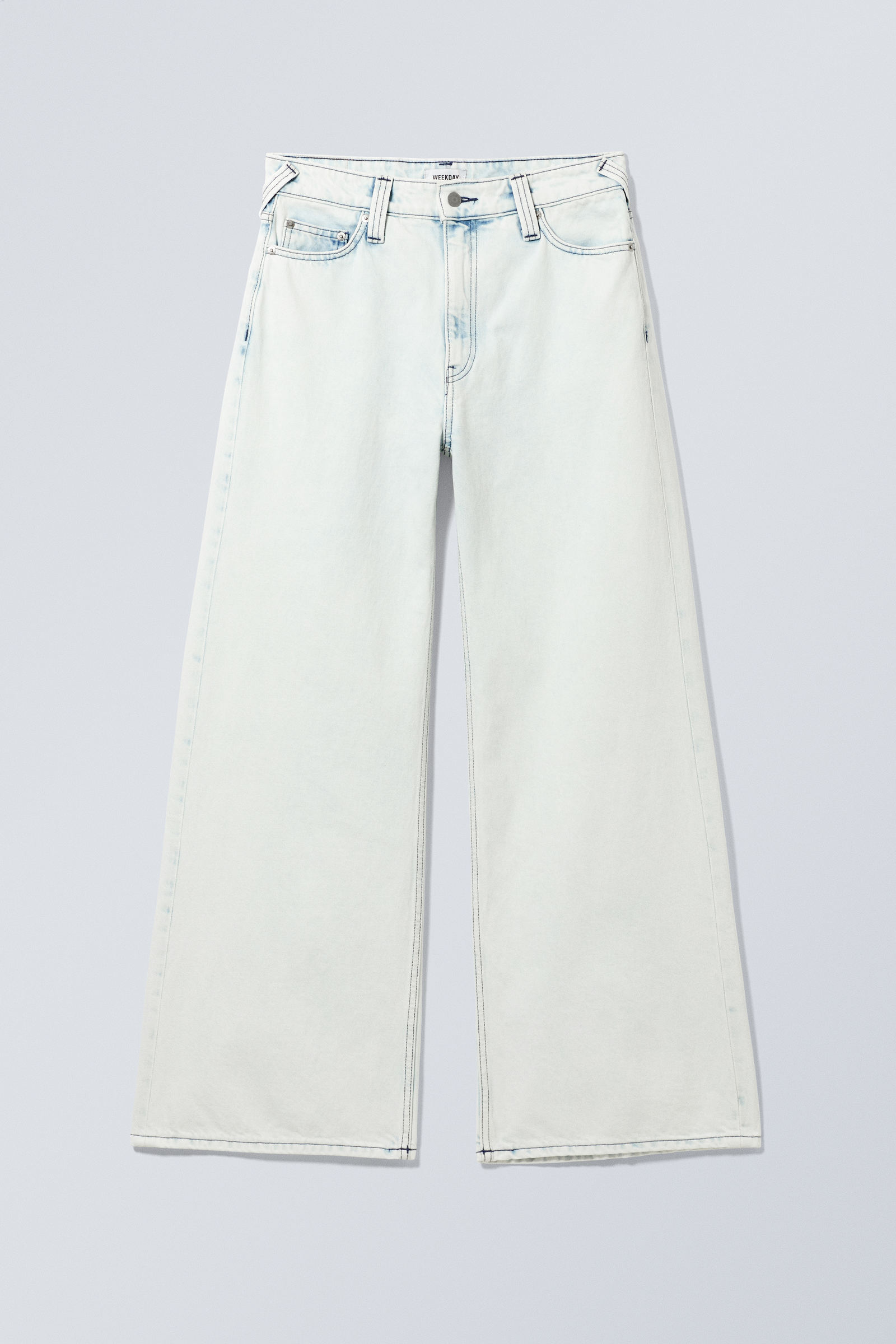 duchess low loose baggy jeans - Blotch Blue | Weekday GB