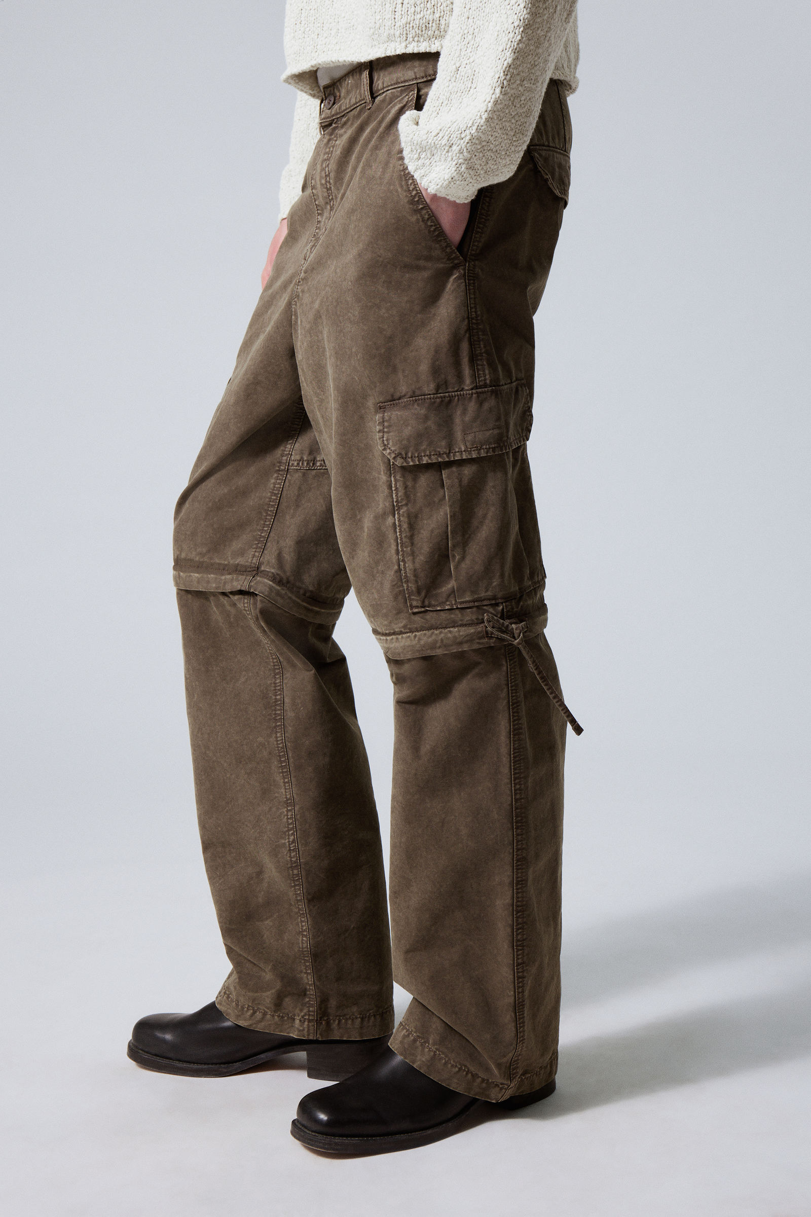 Men's Zip Off Cotton Convertible Pants Durable Cargo Shorts Trousers | eBay