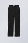 Black - Kate Flared Suiting Trousers - 3