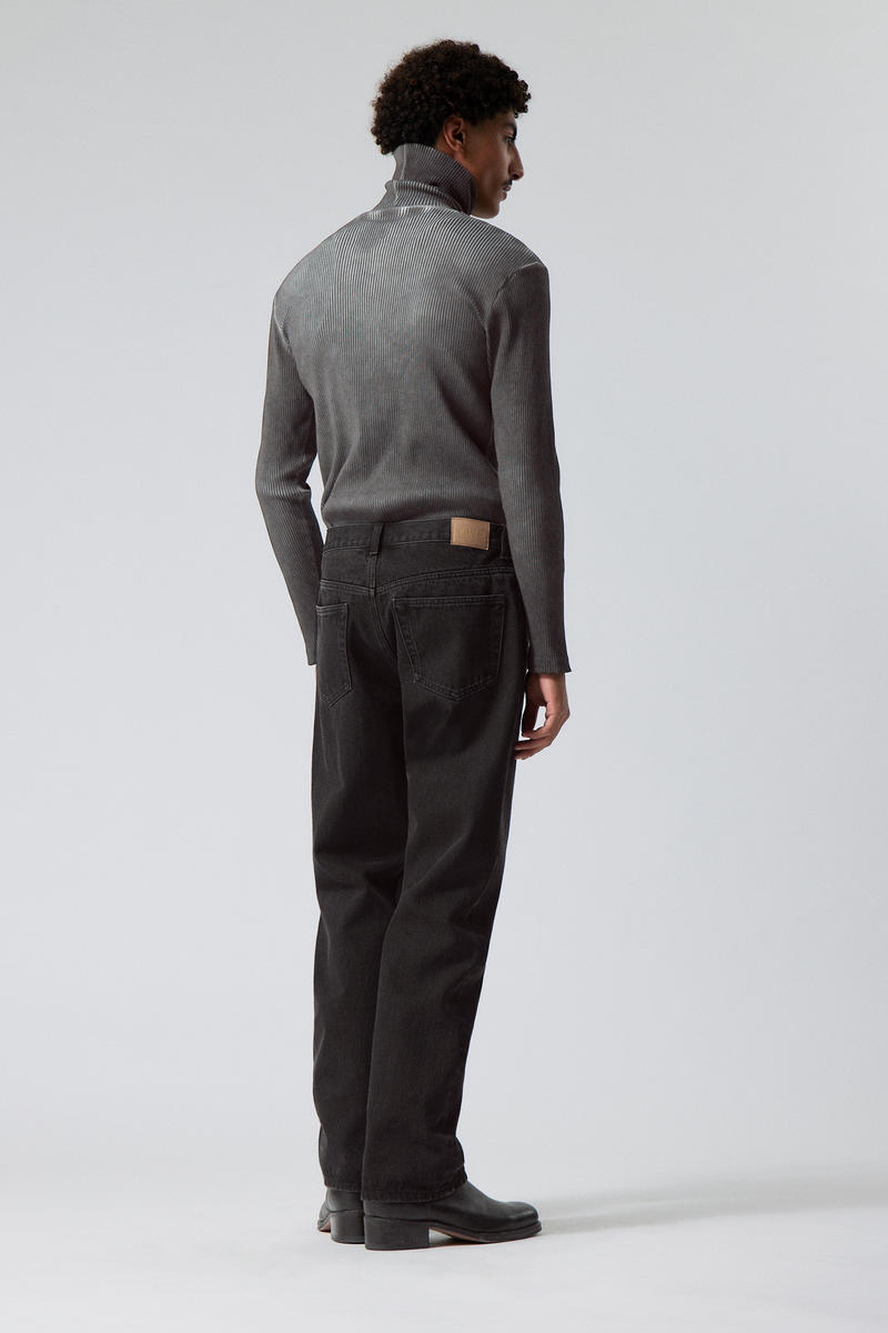 space relaxed straight jeans - Tuned Black | Weekday DK