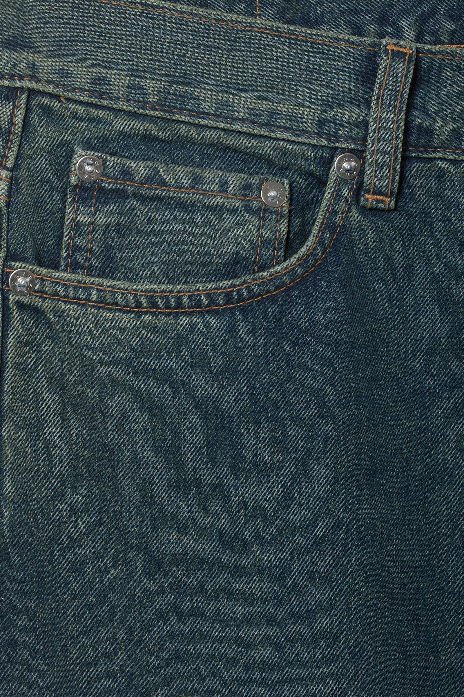 #0000FF - Space Relaxed Straight Jeans
