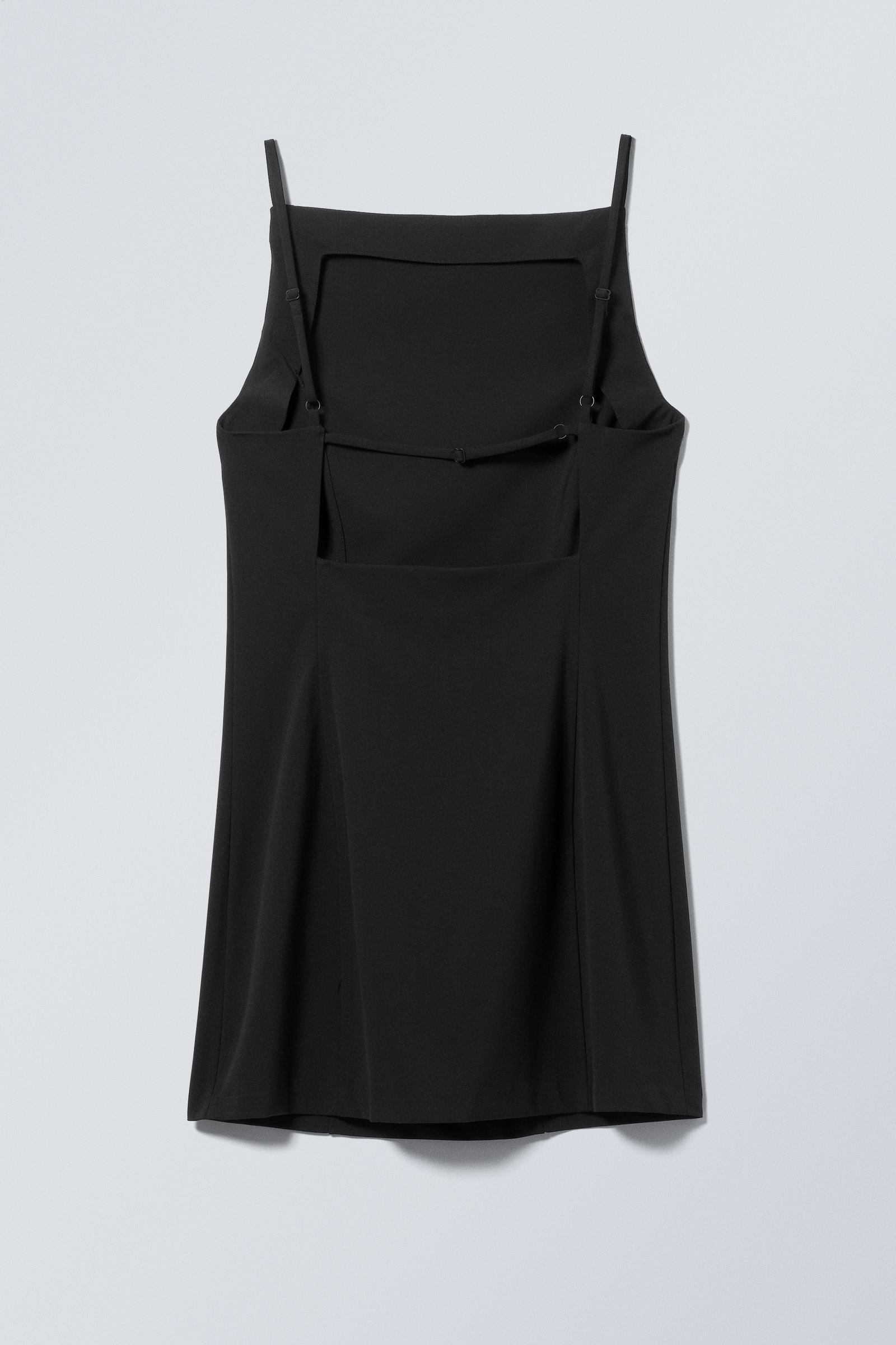 Black - Mini Suiting Dress - 1