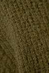 Khaki Green - Renzo Relaxed Wool Blend Turtleneck - 3