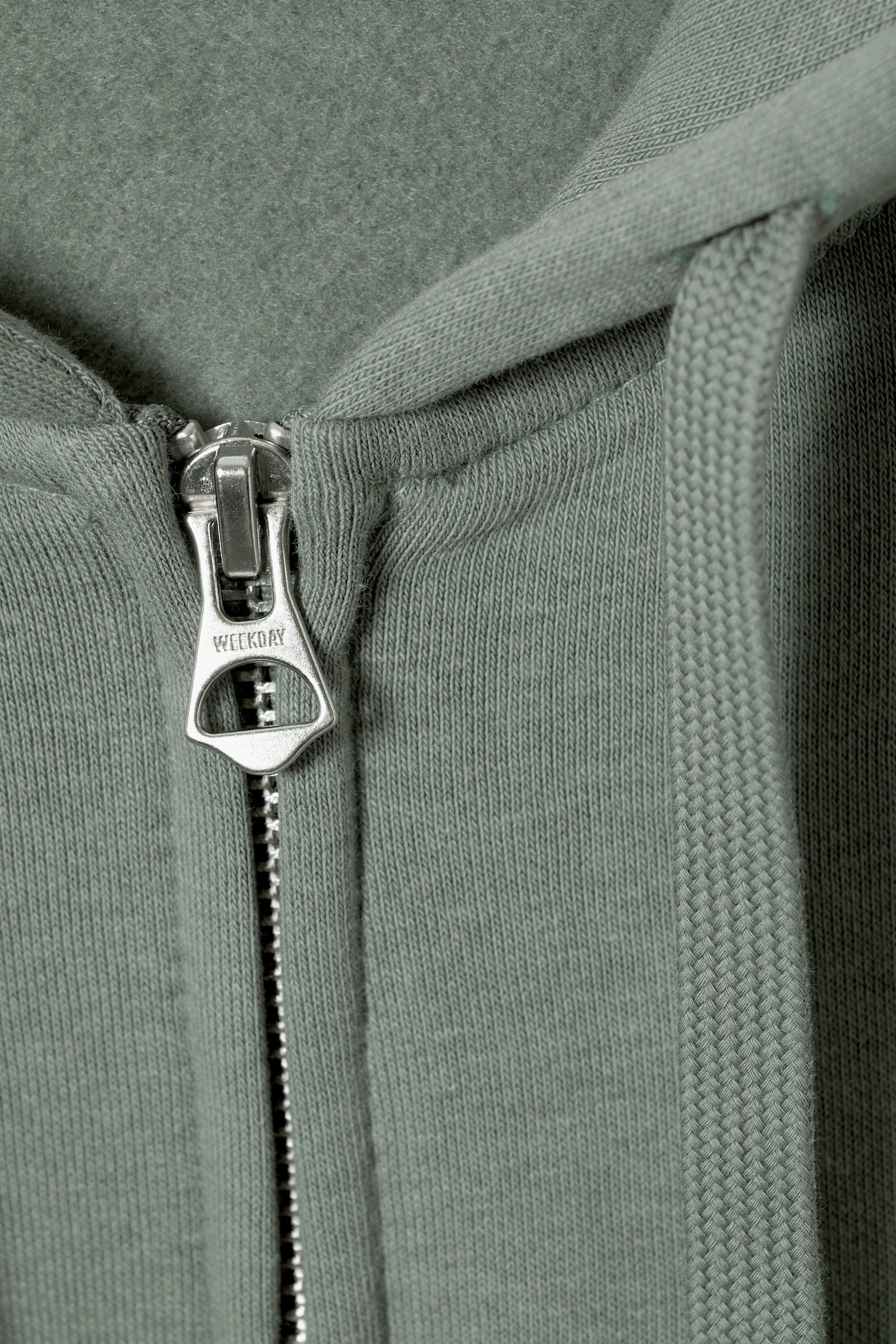 boxy midweight zip hoodie - Dusty Grey | Weekday WW boxy midweight zip hoodie - Dusty Grey | Weekday WW