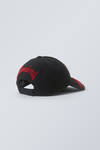 Black - Busy Embroidery Cap - 0